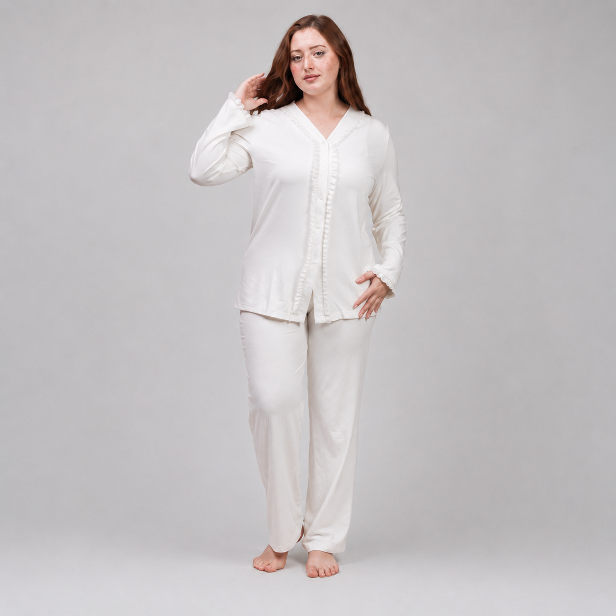Ensemble Homewear 3 Pièces Rosa – Élégance & Confort