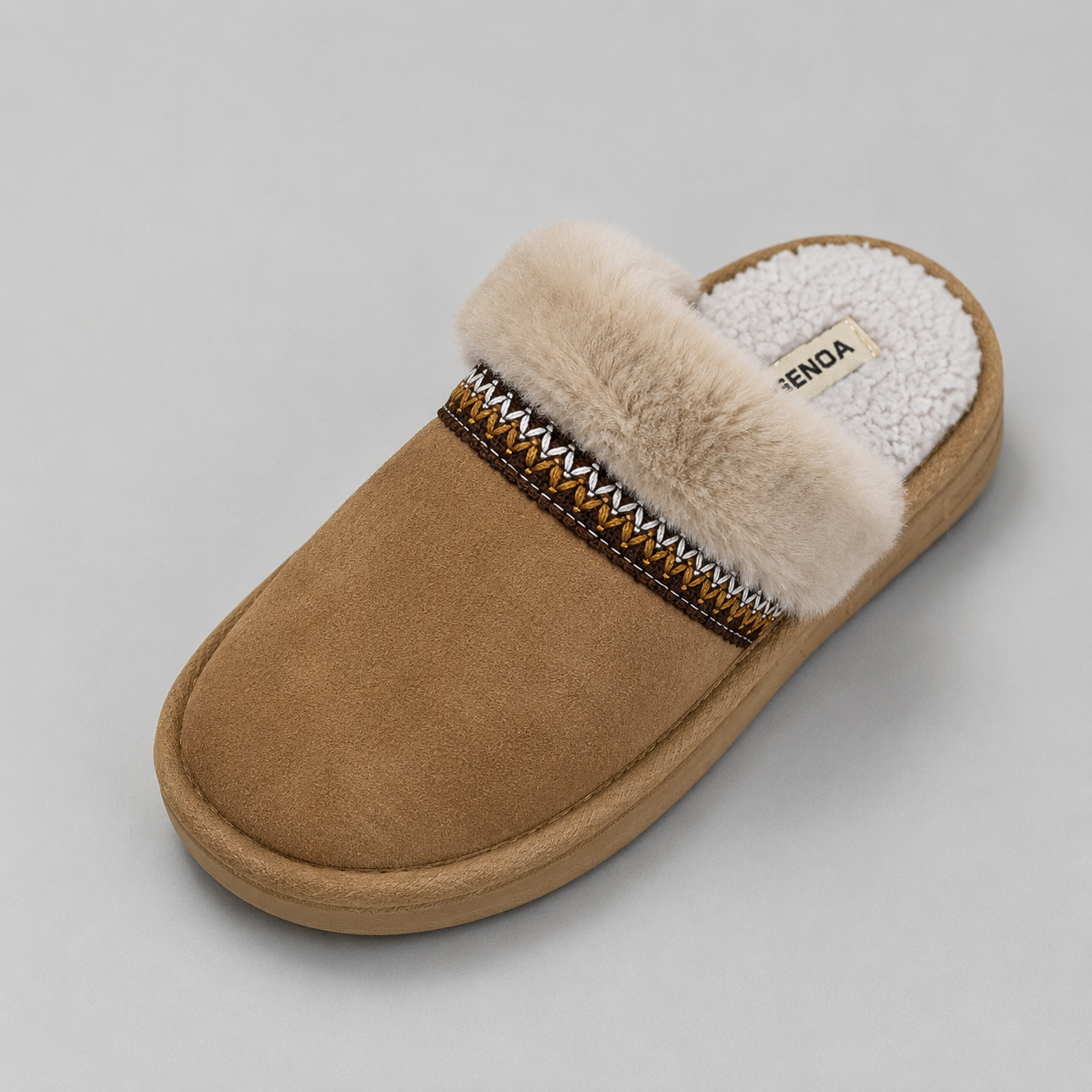 Pantoufles Femme Fourrées Genoa – Douceur & Confort