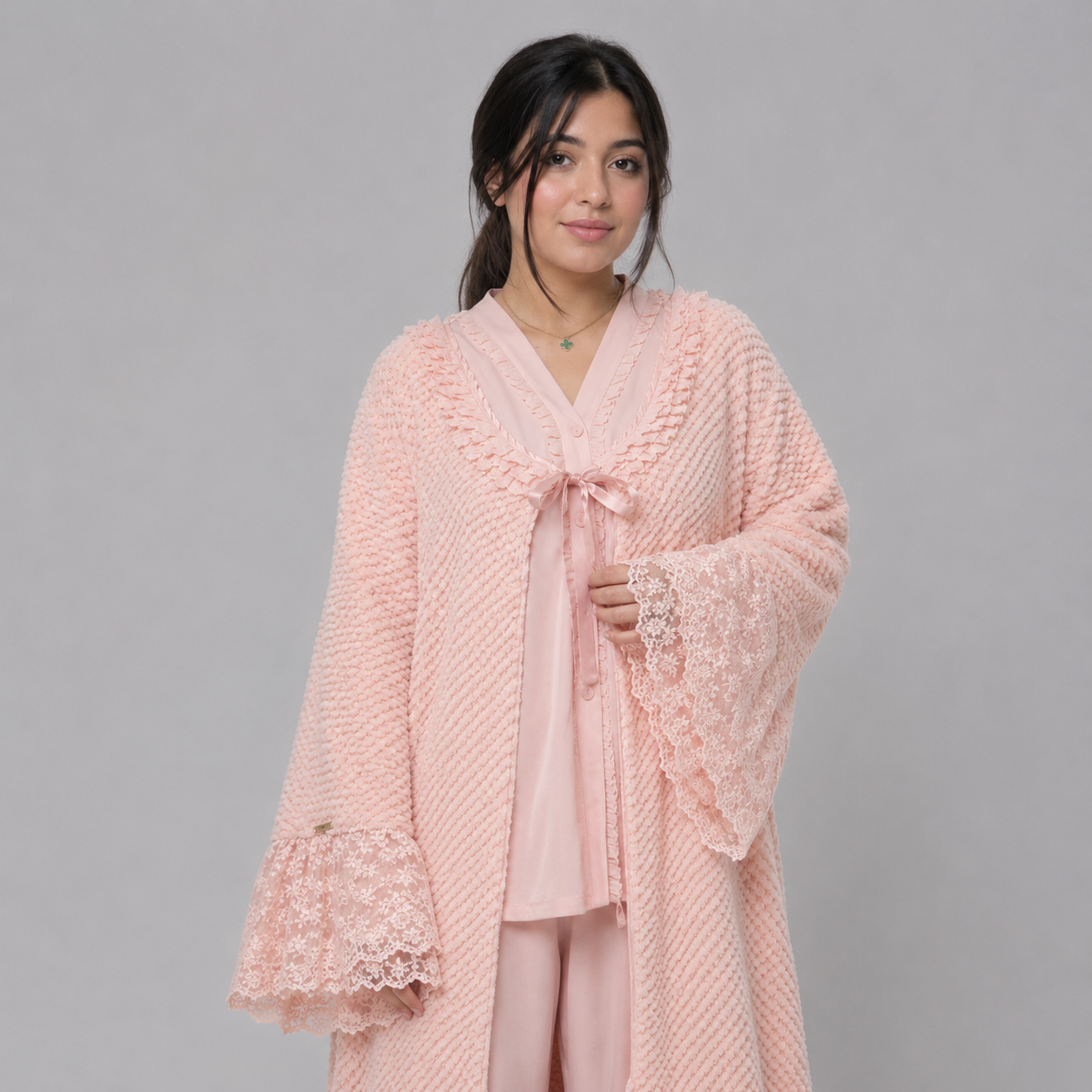 Ensemble Homewear 3 Pièces Rosa – Élégance & Confort