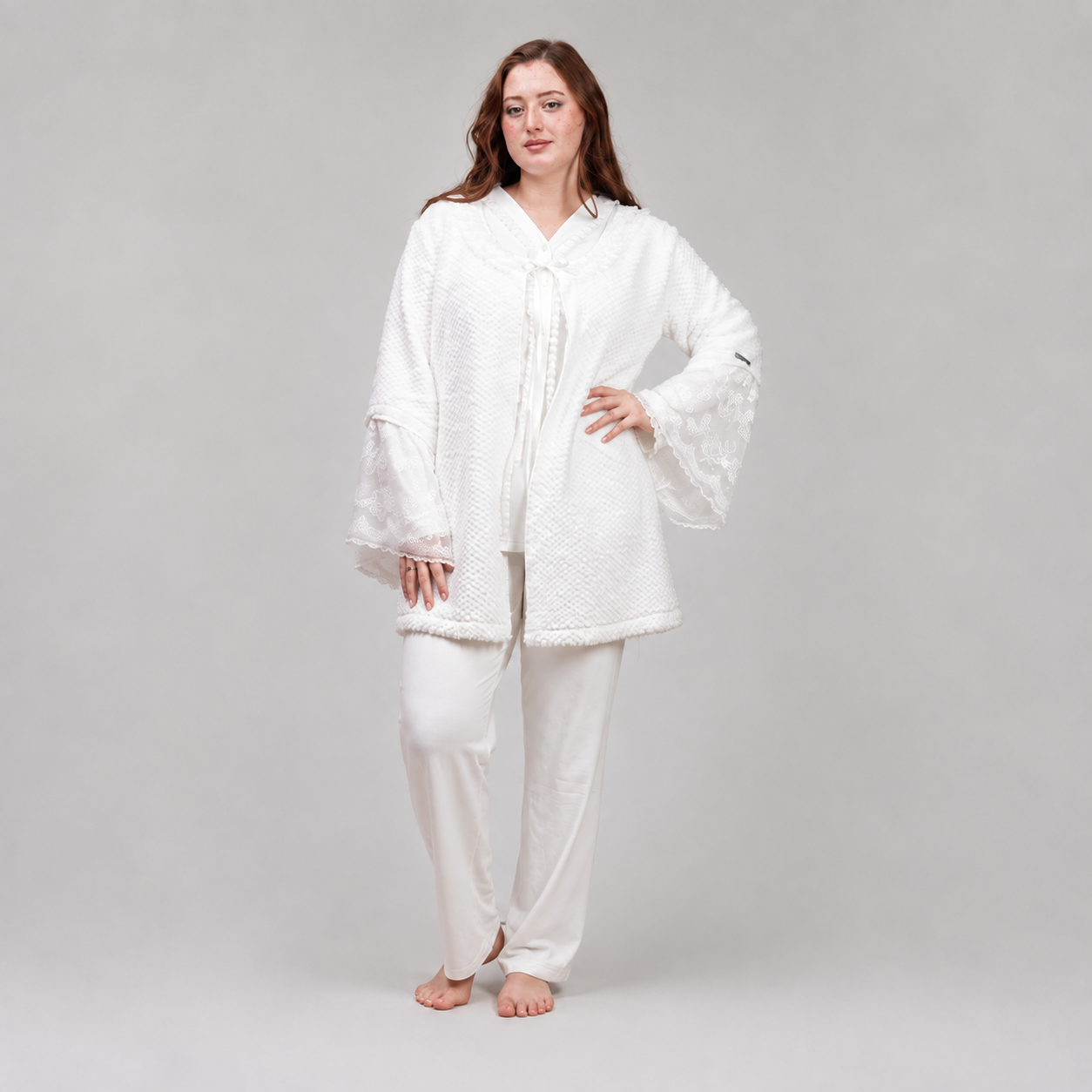 Ensemble Homewear 3 Pièces Rosa – Élégance & Confort